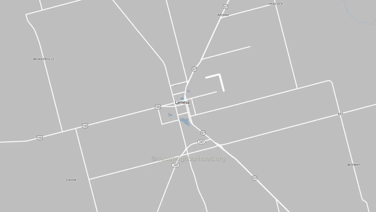 Transit Grade map of Dawson County, TX