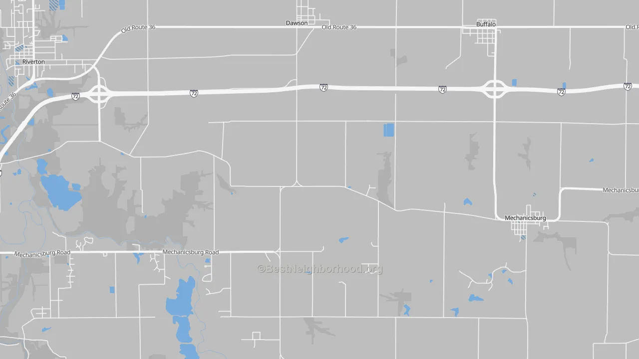 Transit Grade map of Dawson, IL