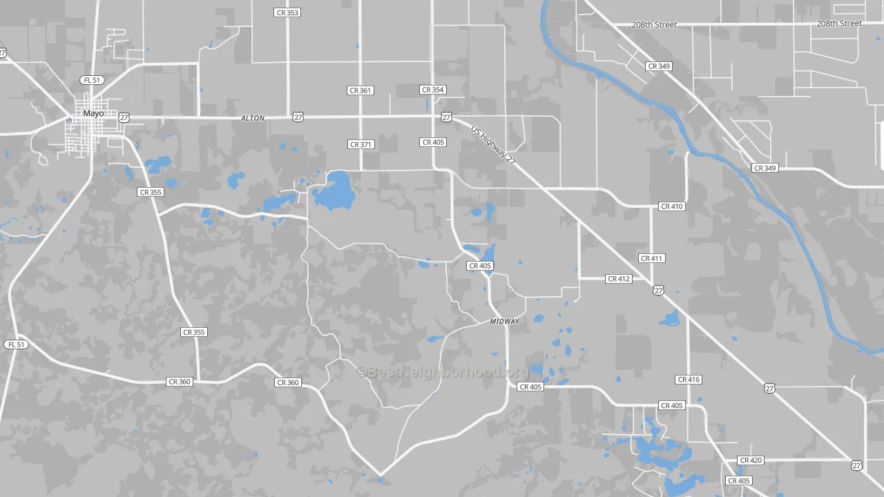 Transit Grade map of Day, FL