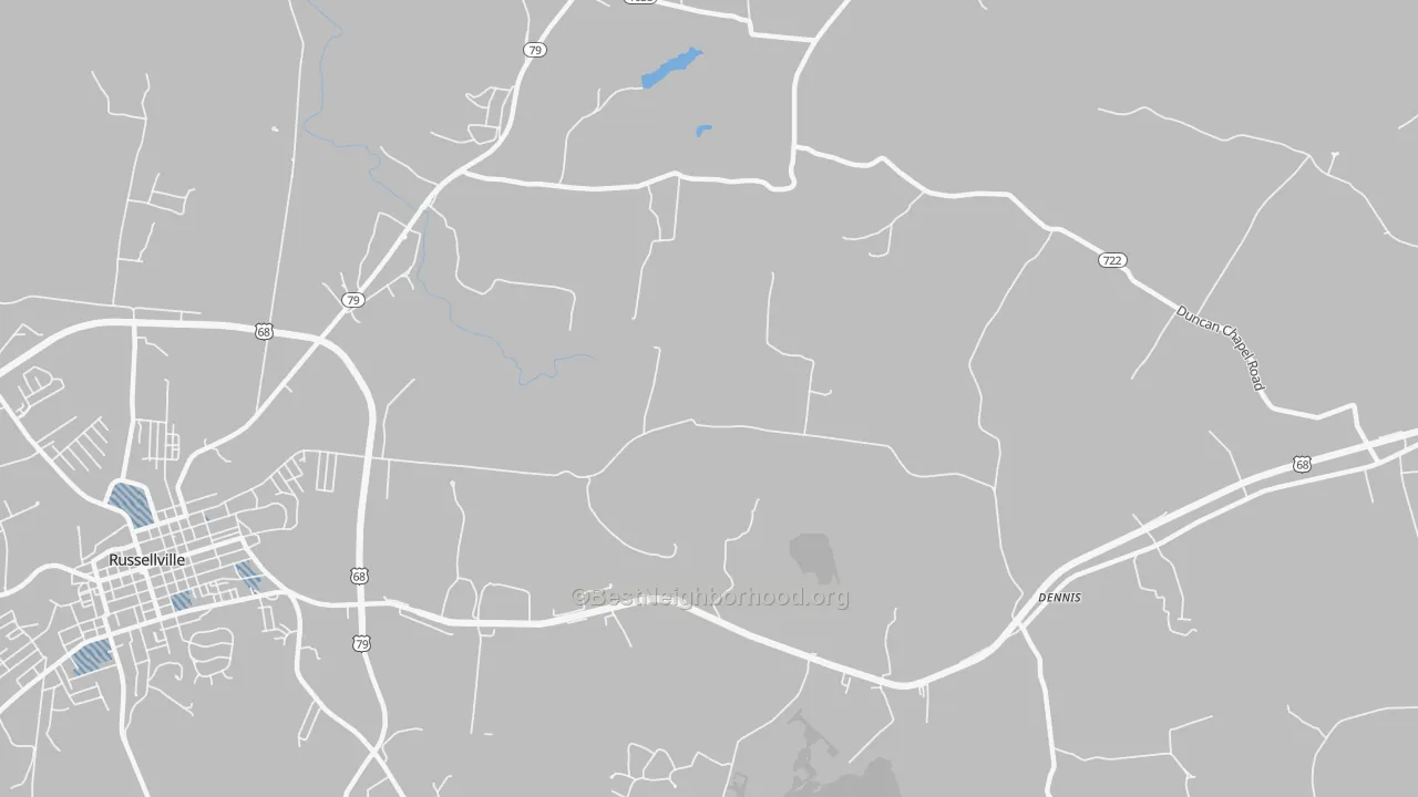 Transit Grade map of Daysville, KY