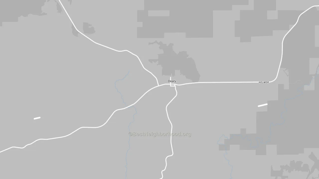 Transit Grade map of Deary, ID