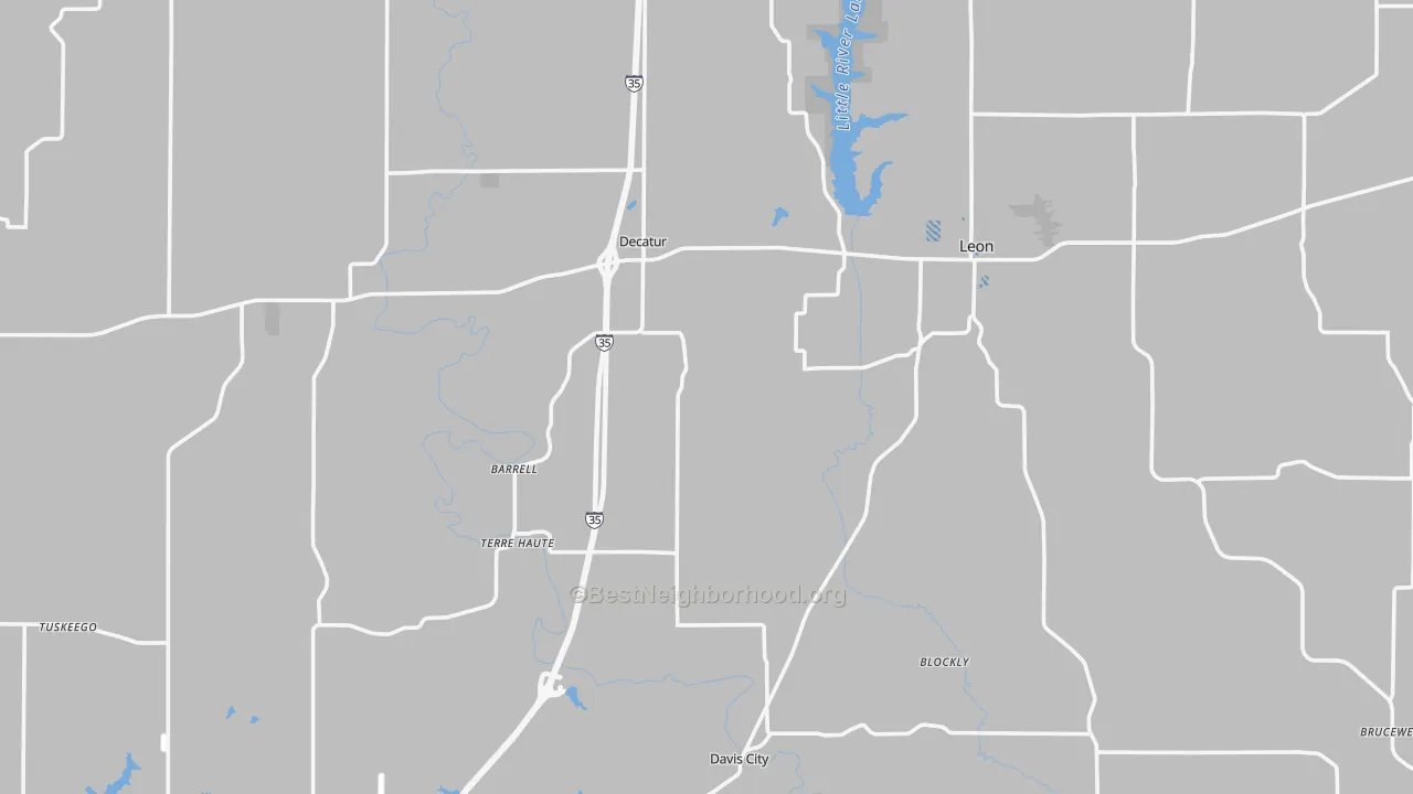 Transit Grade map of Decatur County, IA
