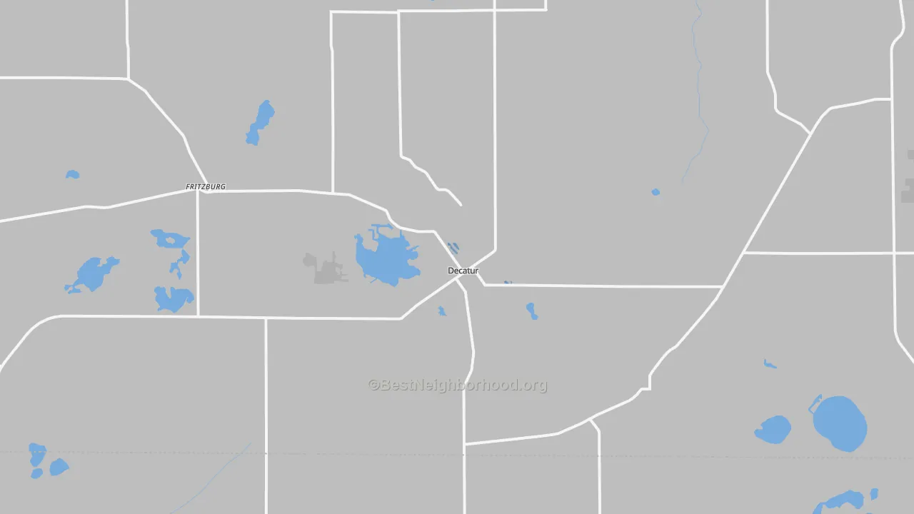Transit Grade map of Decatur, MI