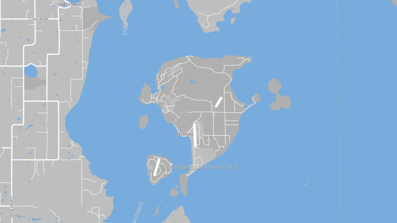 Transit Grade map of Decatur, WA