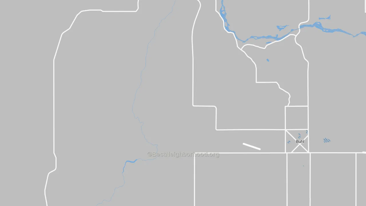 Transit Grade map of Deep Creek, ID