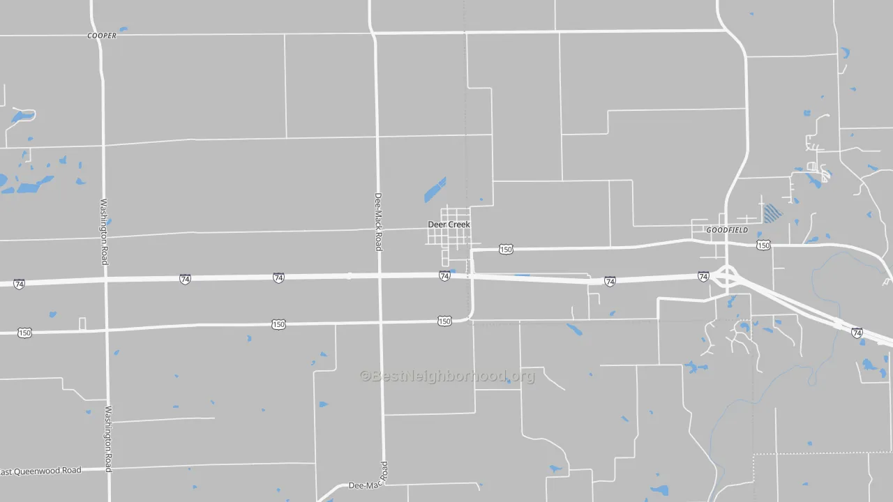 Transit Grade map of Deer Creek, IL