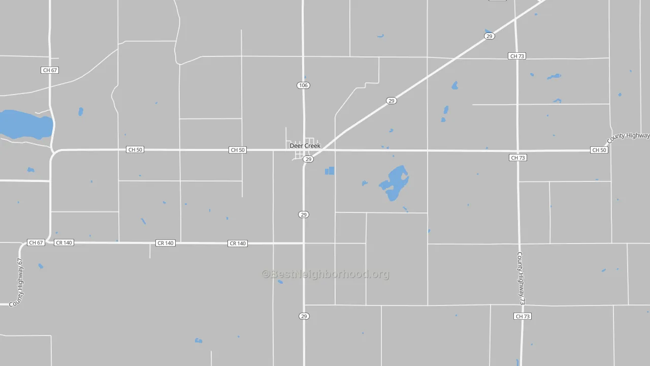 Transit Grade map of Deer Creek, MN