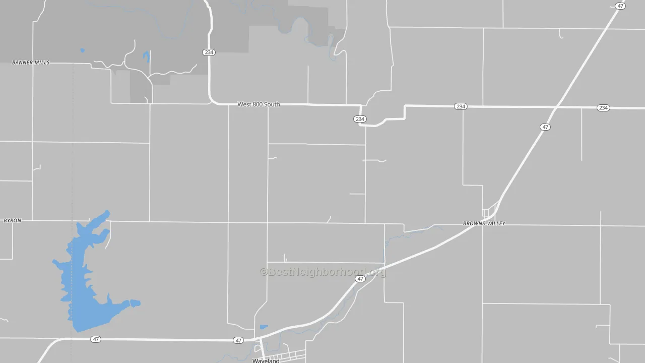 Transit Grade map of Deer Mill, IN