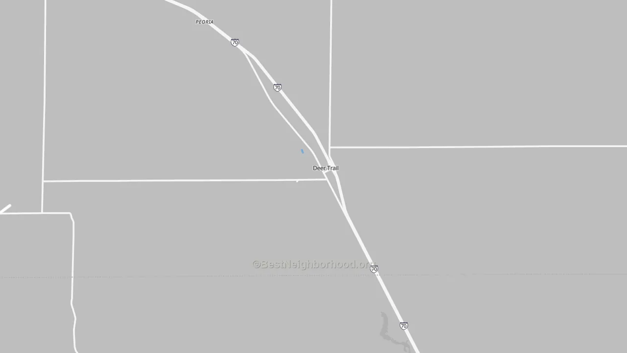 Transit Grade map of Deer Trail, CO