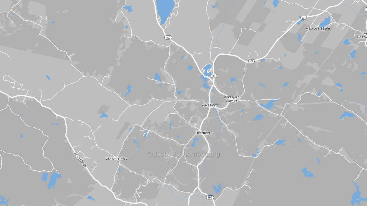 Transit Grade map of Deerfield, NH