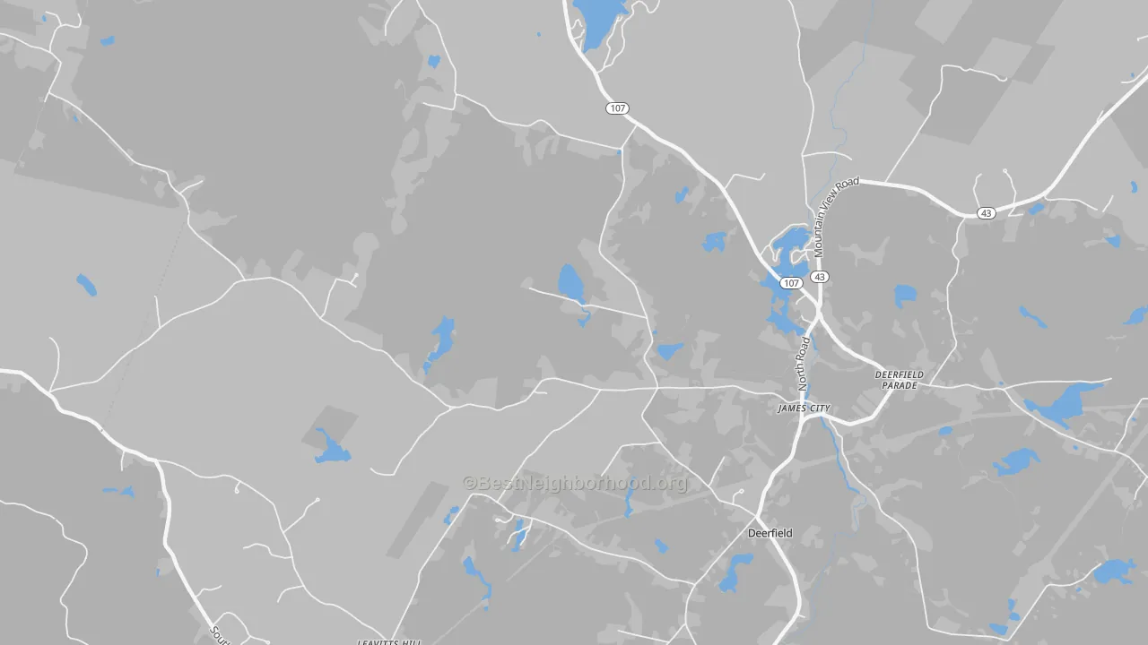 Transit Grade map of Deerfield Parade, NH