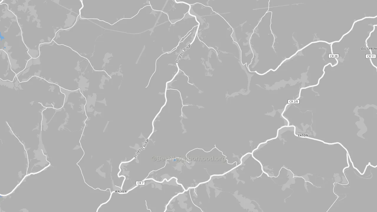 Transit Grade map of Deerwalk, WV
