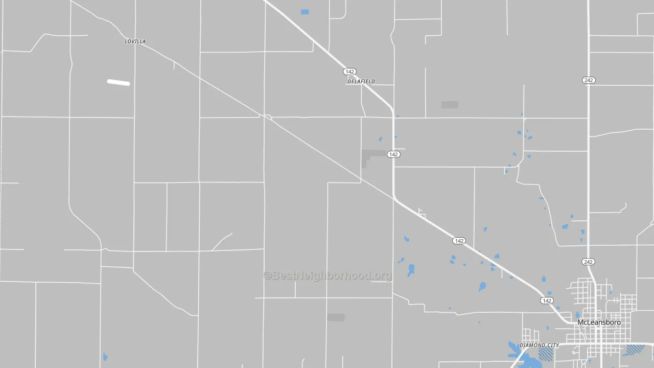 Transit Grade map of Delafield, IL