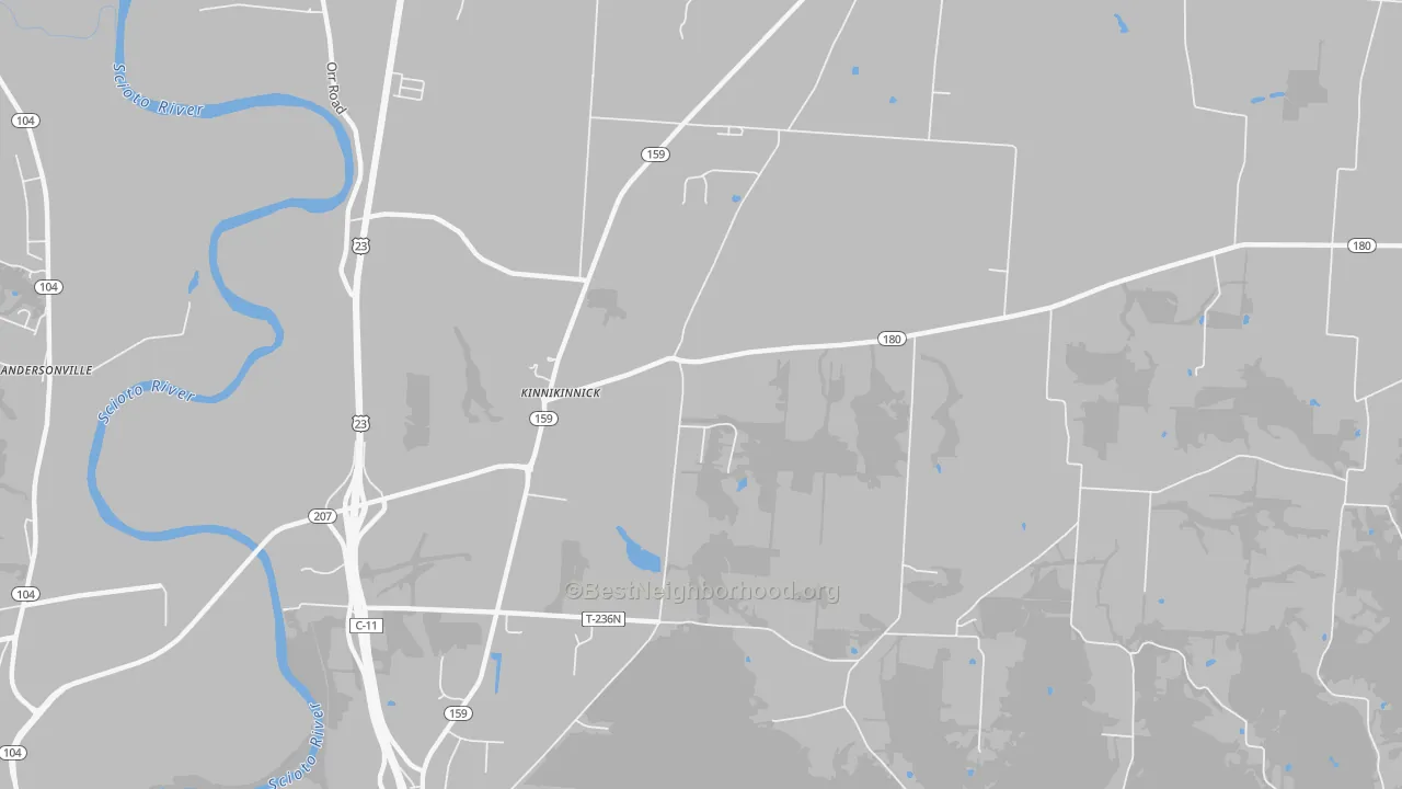 Transit Grade map of Delano, OH