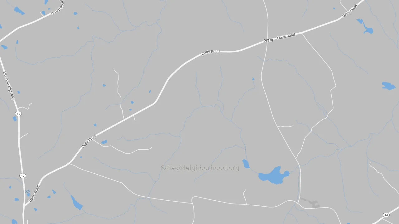 Transit Grade map of Delhi, GA