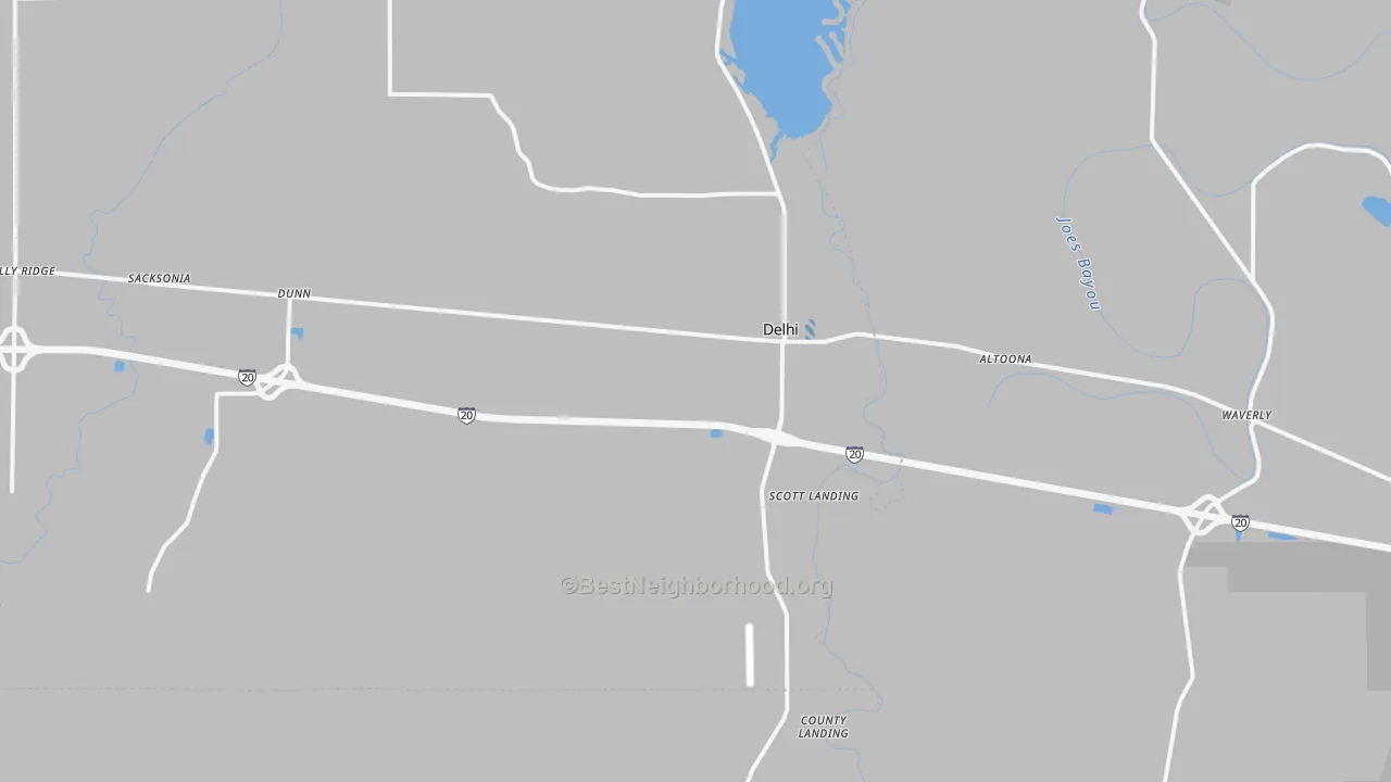 Transit Grade map of Delhi, LA