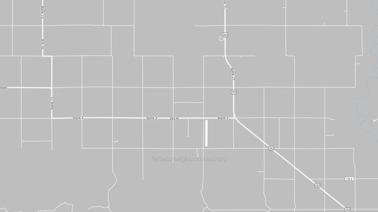Transit Grade map of Delhi, OK