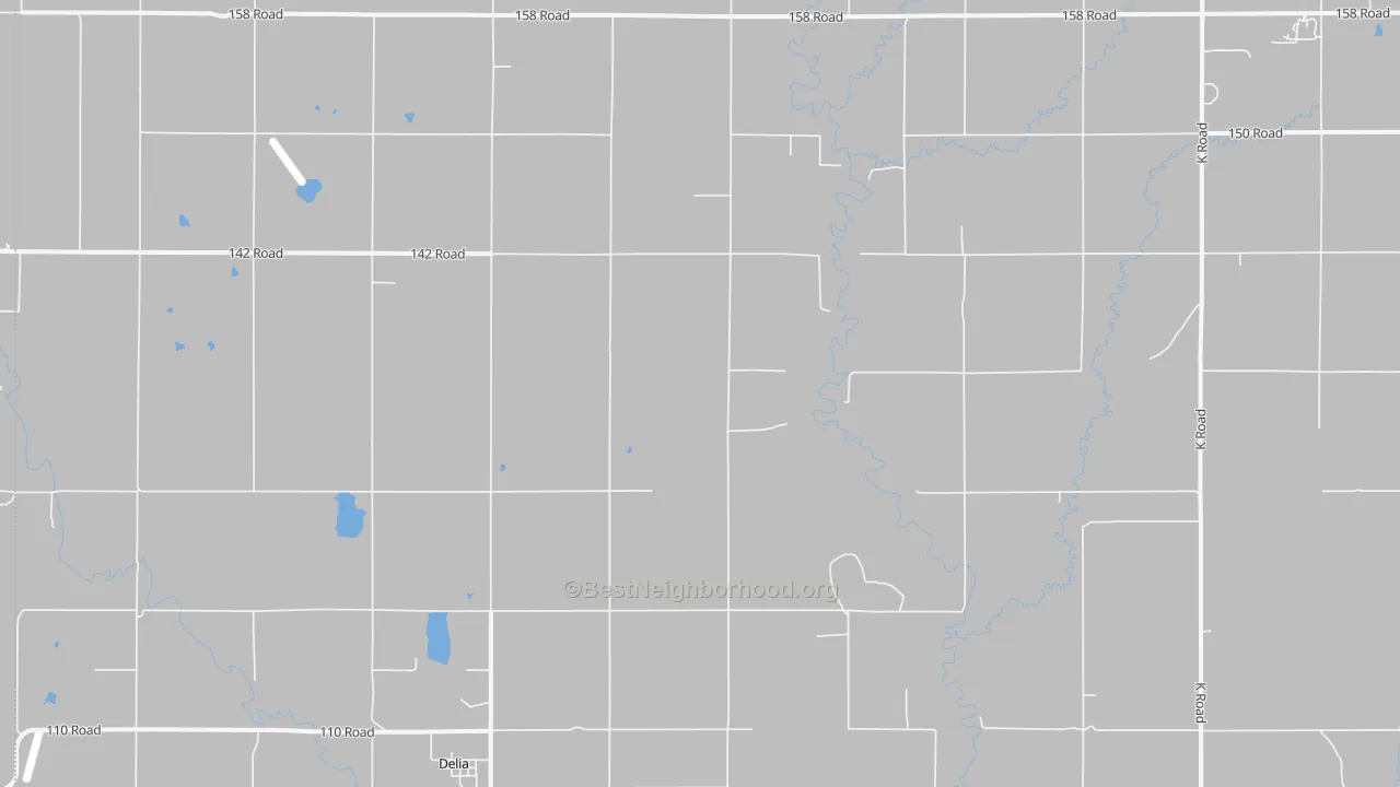 Transit Grade map of Delia, KS
