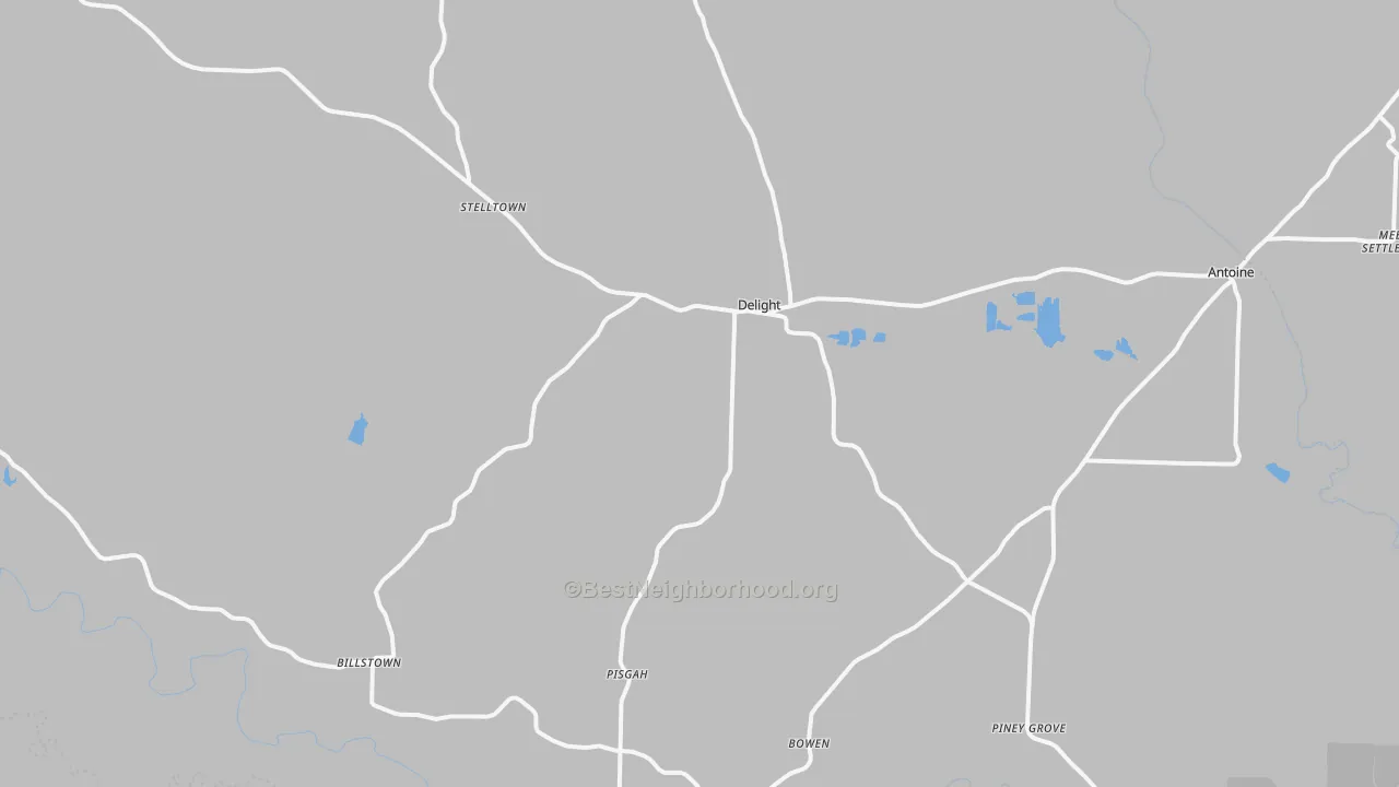 Transit Grade map of Delight, AR