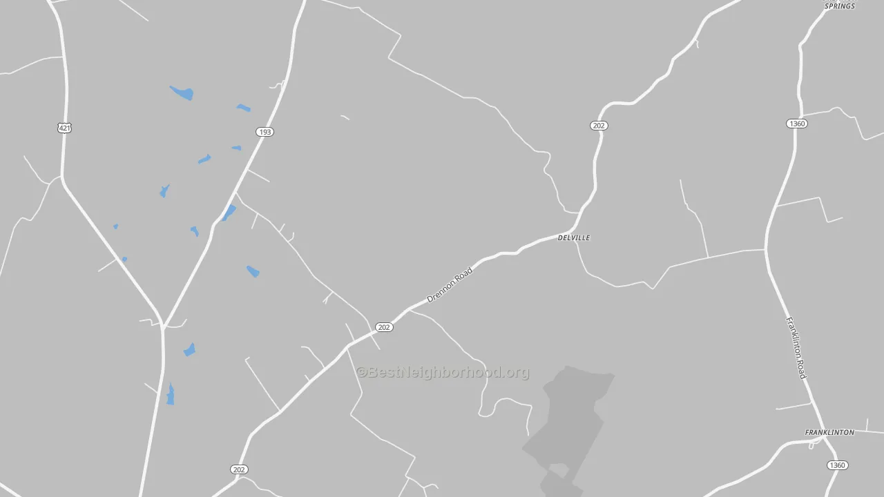 Transit Grade map of Delville, KY