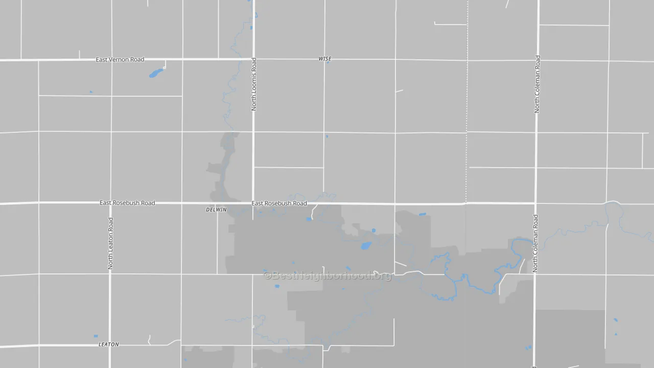 Transit Grade map of Delwin, MI