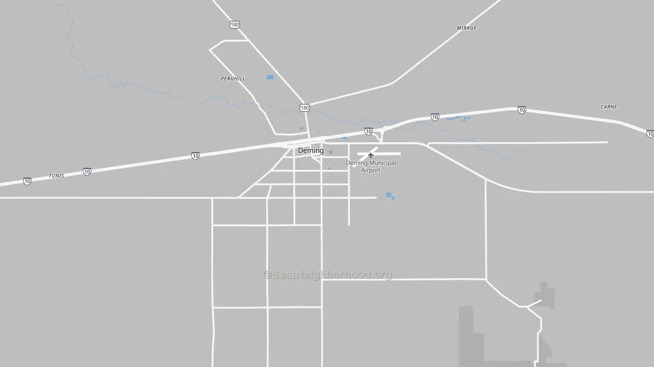 Transit Grade map of Deming, NM
