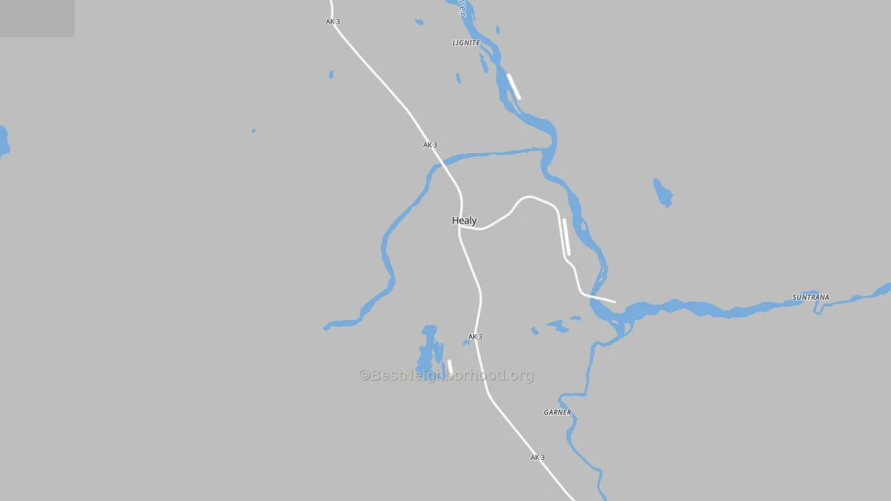 Transit Grade map of Denali Borough, AK