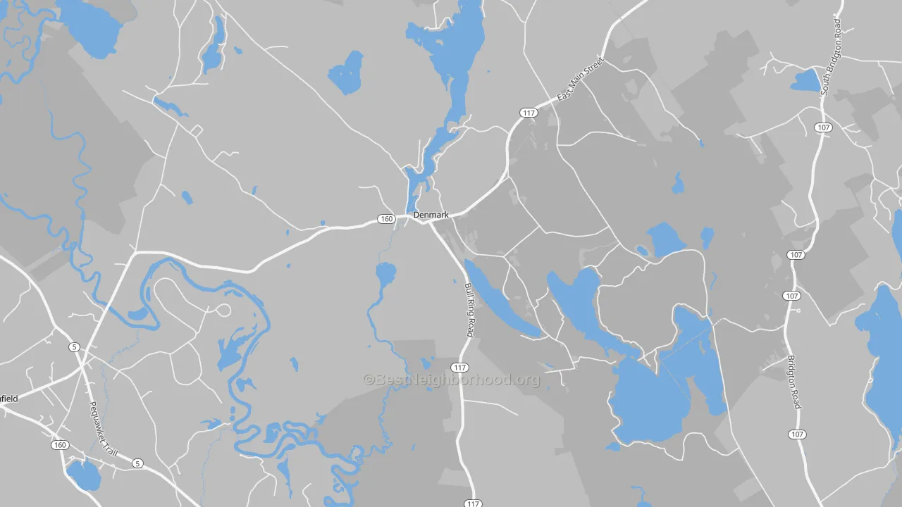 Transit Grade map of Denmark, ME