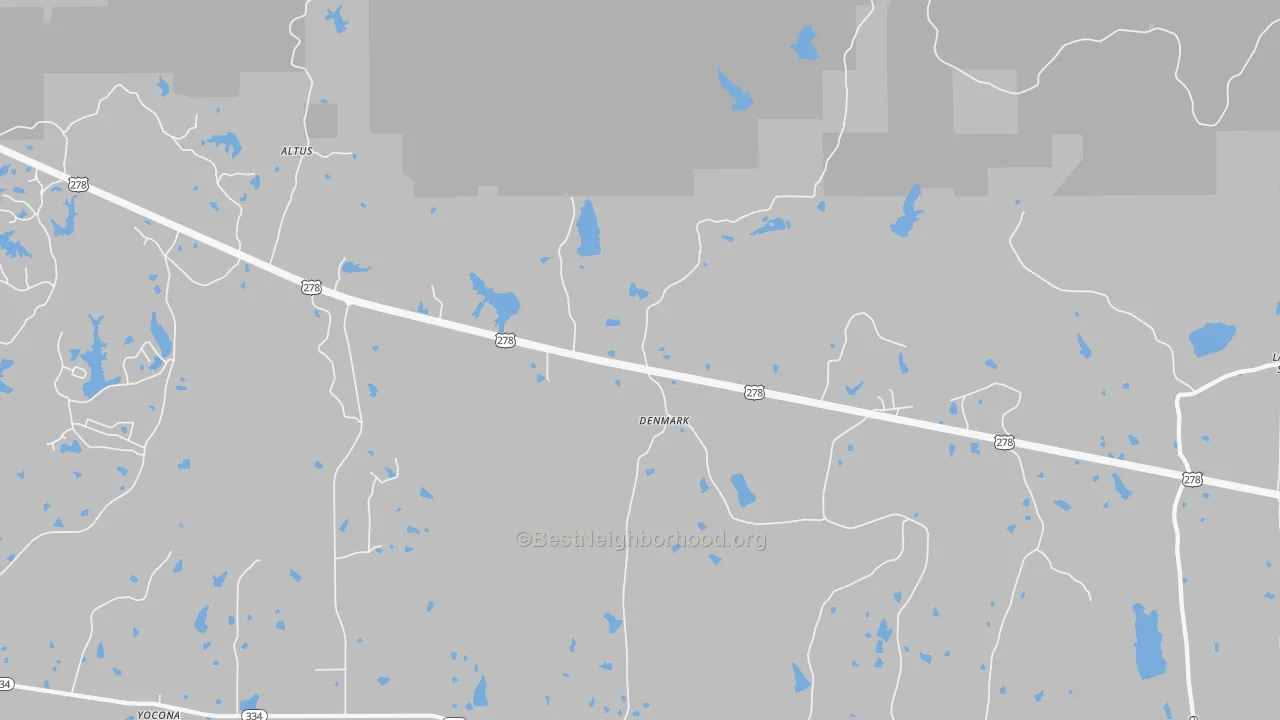 Transit Grade map of Denmark, MS