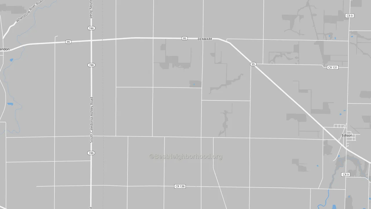 Transit Grade map of Denmark, OH