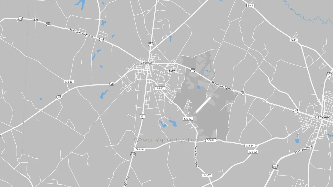 Transit Grade map of Denmark, SC