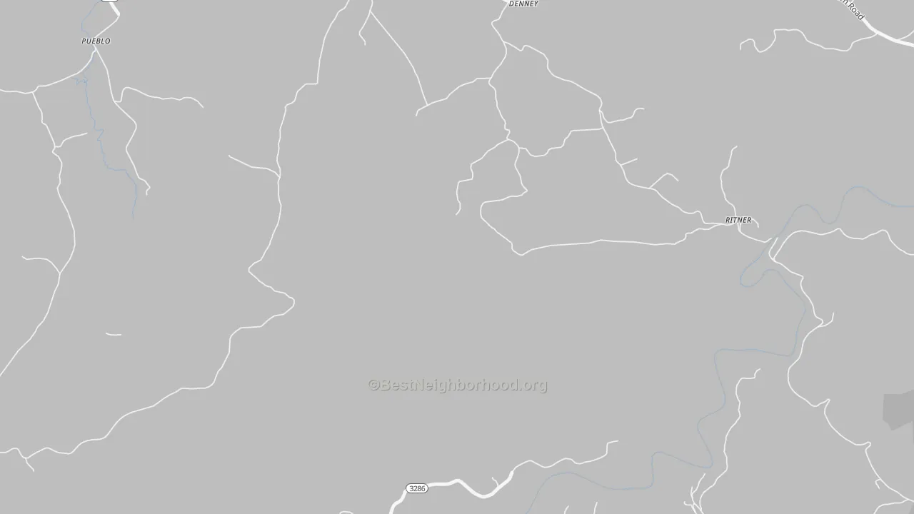 Transit Grade map of Denney, KY
