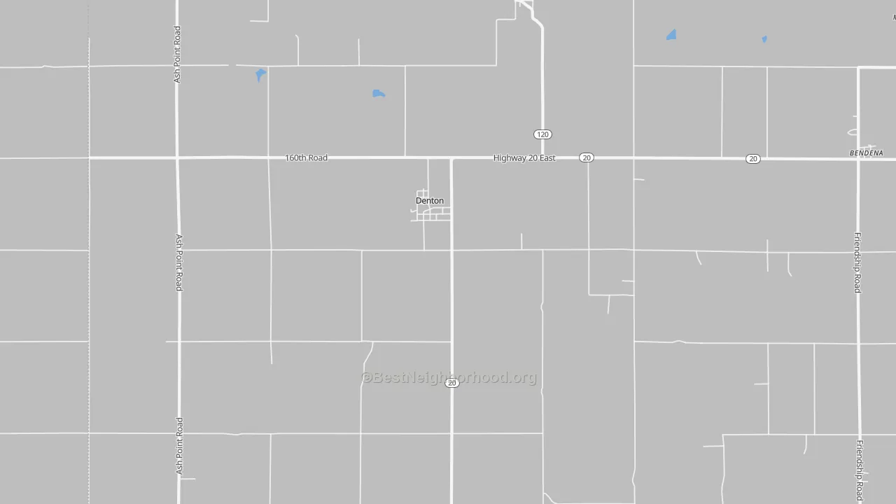 Transit Grade map of Denton, KS