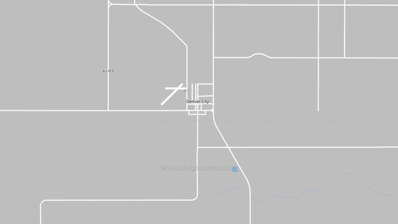 Transit Grade map of Denver City, TX