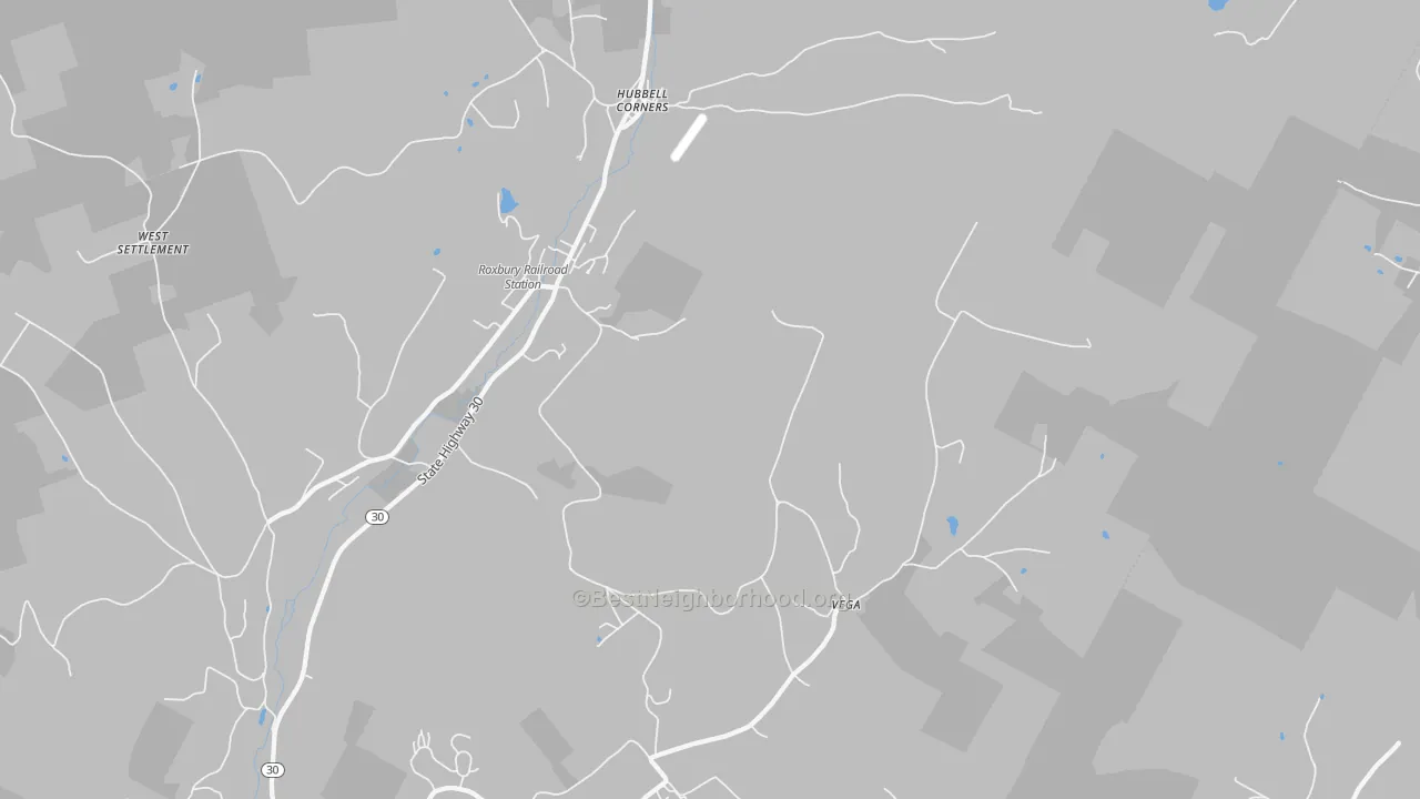 Transit Grade map of Denver, NY