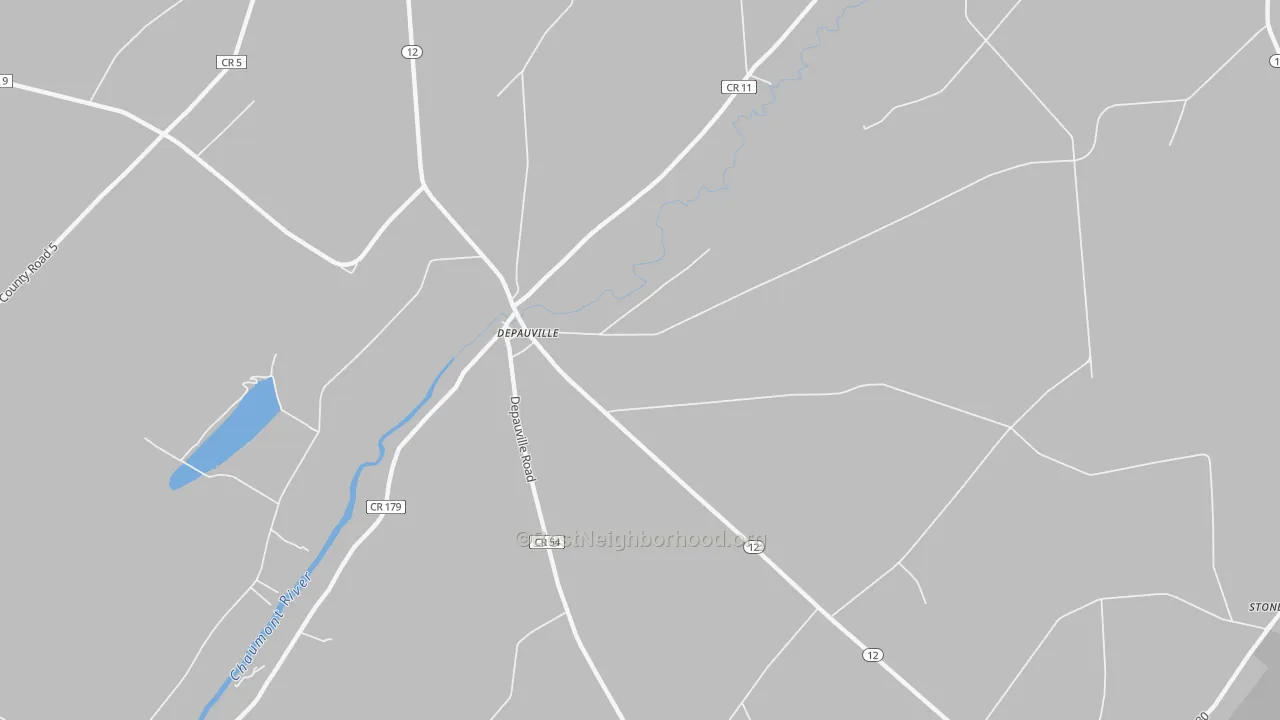 Transit Grade map of Depauville, NY
