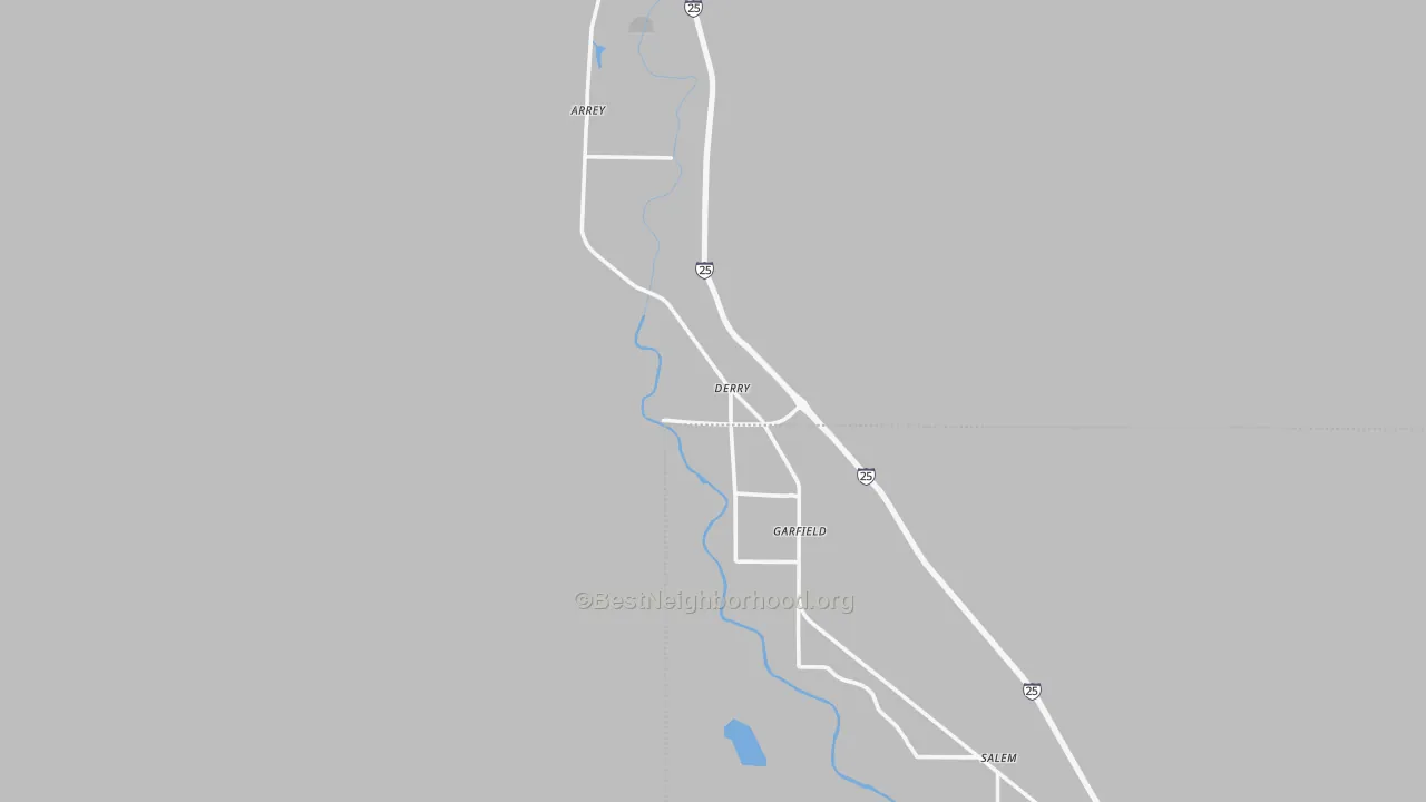 Transit Grade map of Derry, NM