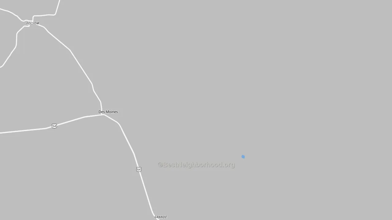 Transit Grade map of Des Moines, NM