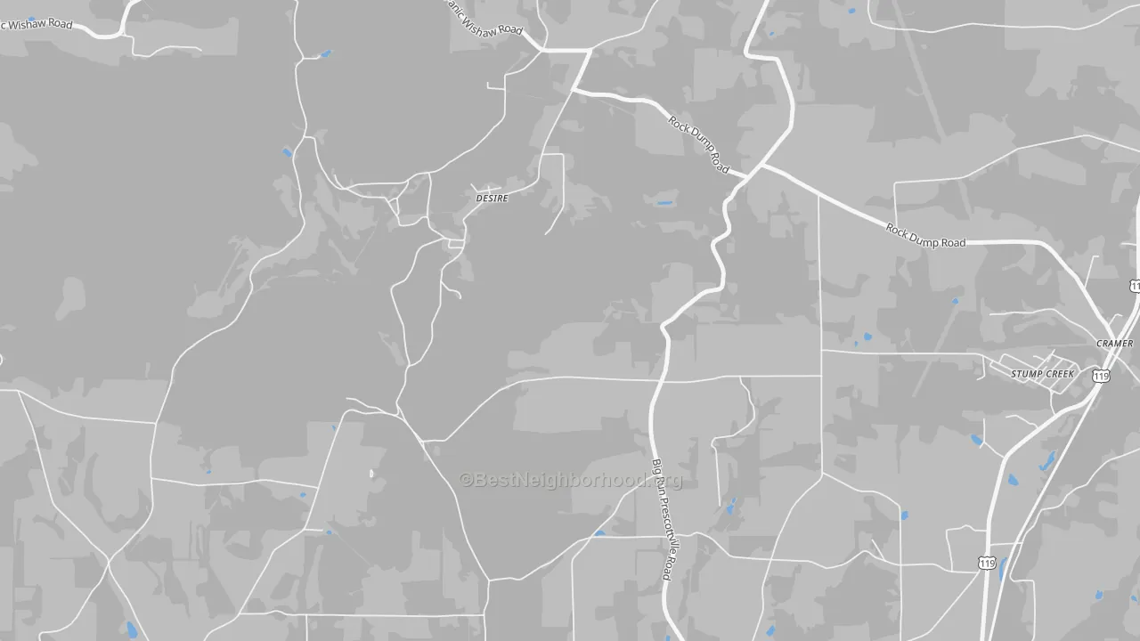 Transit Grade map of Desire, PA