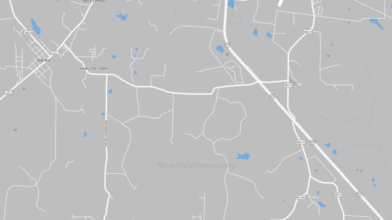 Transit Grade map of DeSmet, MO