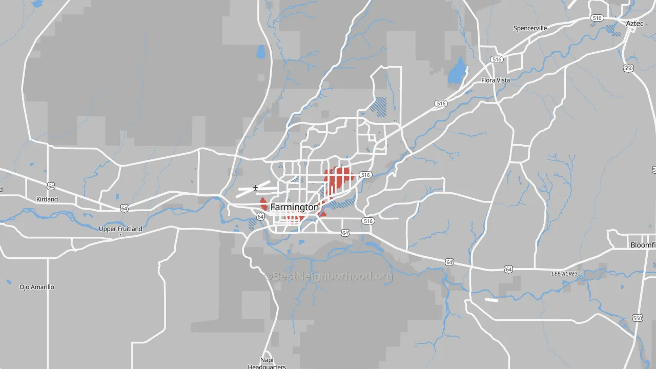Transit Grade map of DeSmet, NM
