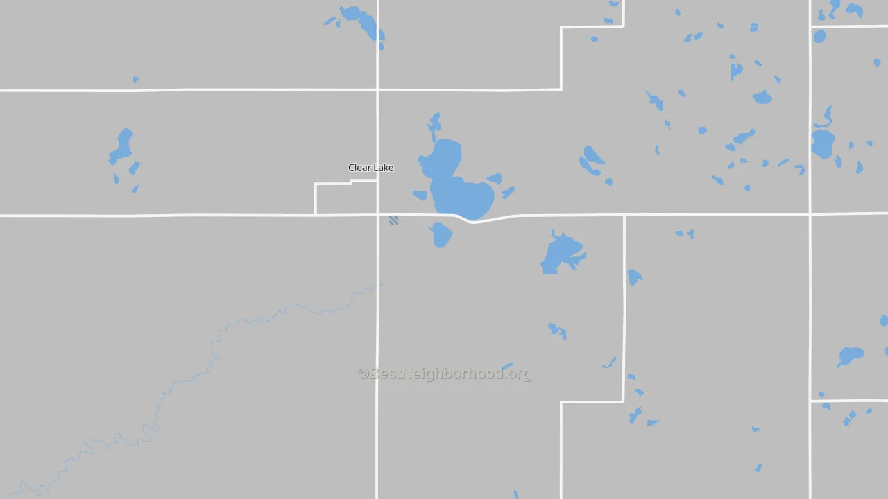 Transit Grade map of Deuel County, SD