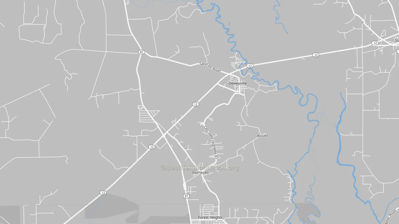 Transit Grade map of Deweyville, TX