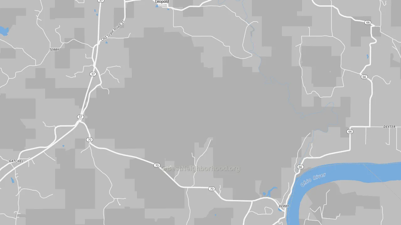 Transit Grade map of Dexter, IN