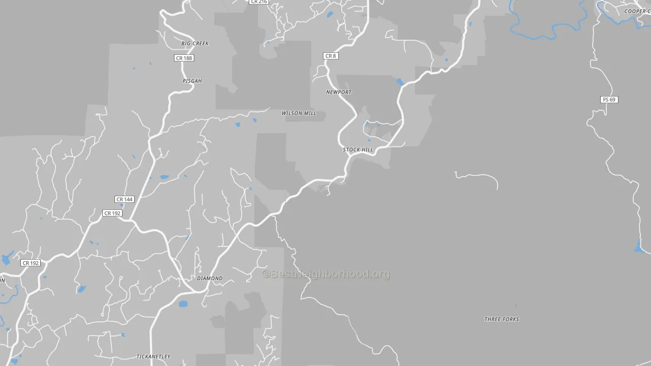 Transit Grade map of Dial, GA