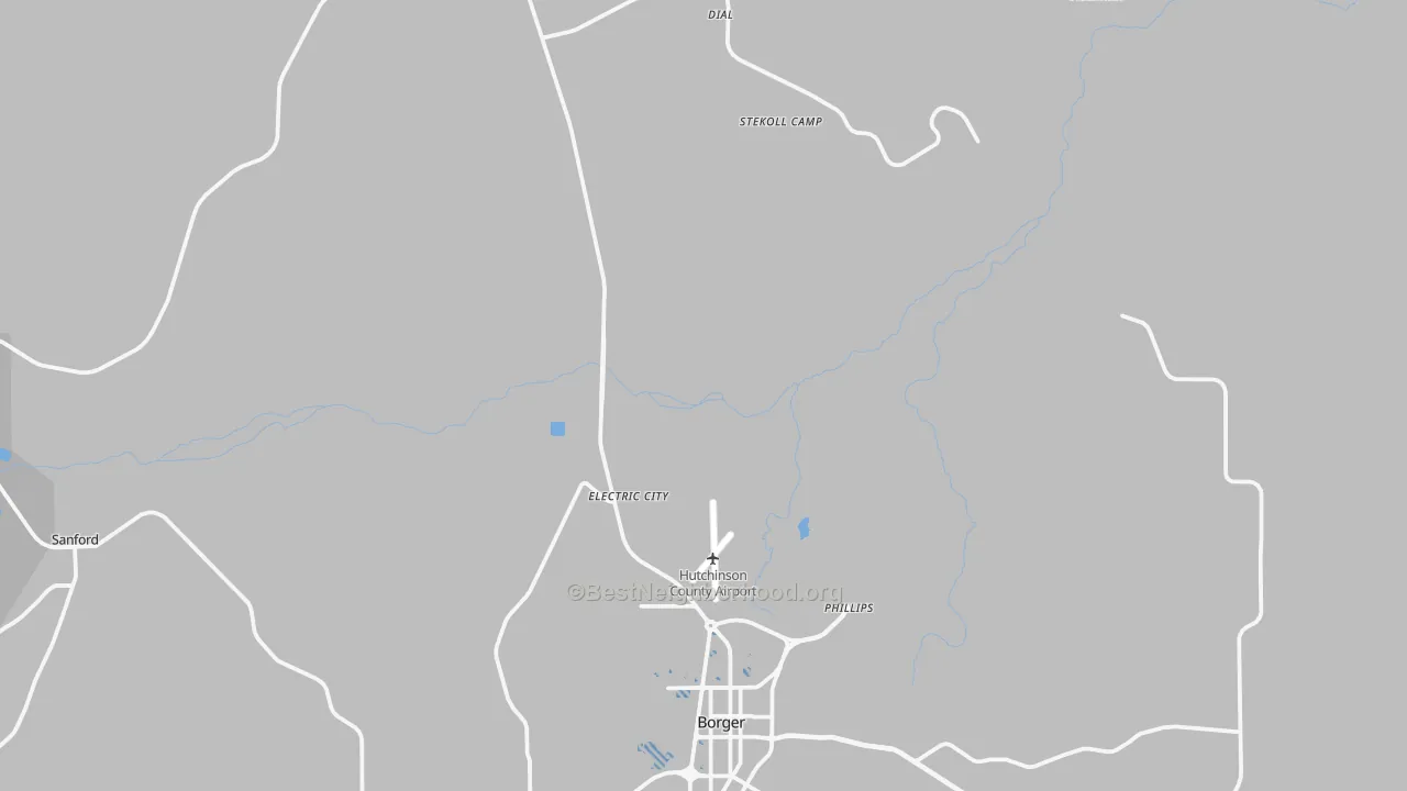 Transit Grade map of Dial, TX