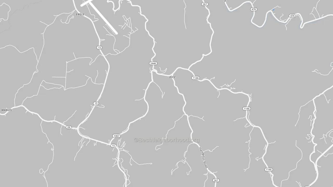 Transit Grade map of Dice, KY