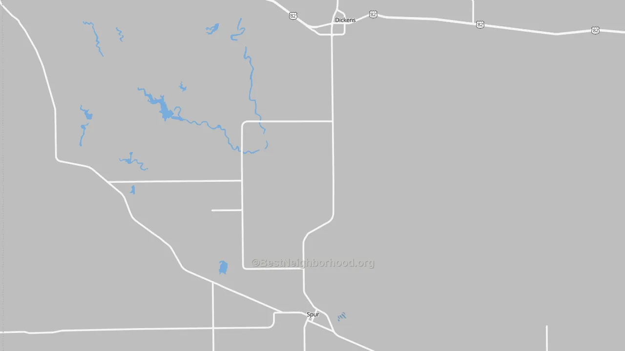 Transit Grade map of Dickens County, TX