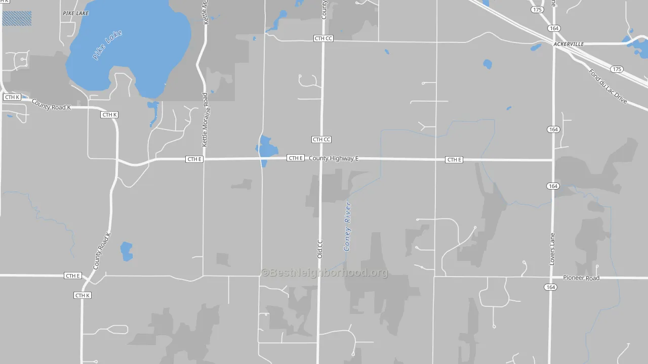 Transit Grade map of Diefenbach Corners, WI
