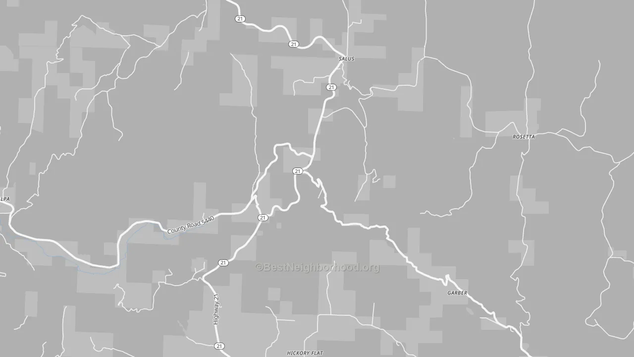 Transit Grade map of Dillen, AR
